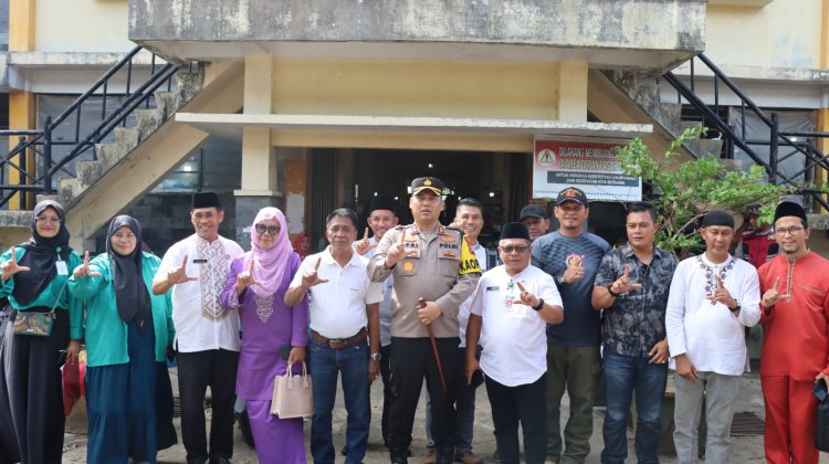 Polres Lingga Bersama Pemkab Lingga Melaksanakan Sidak Harga Pasar Jelang Ramadhan 1446 H tahun 2025