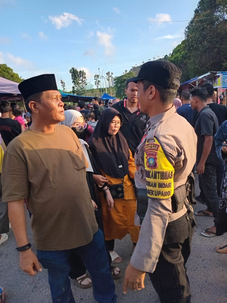 Hari Pertama Ramadhan 1446 H, Polsek Sekupang Perketat Pengamanan Pasar Tumpah