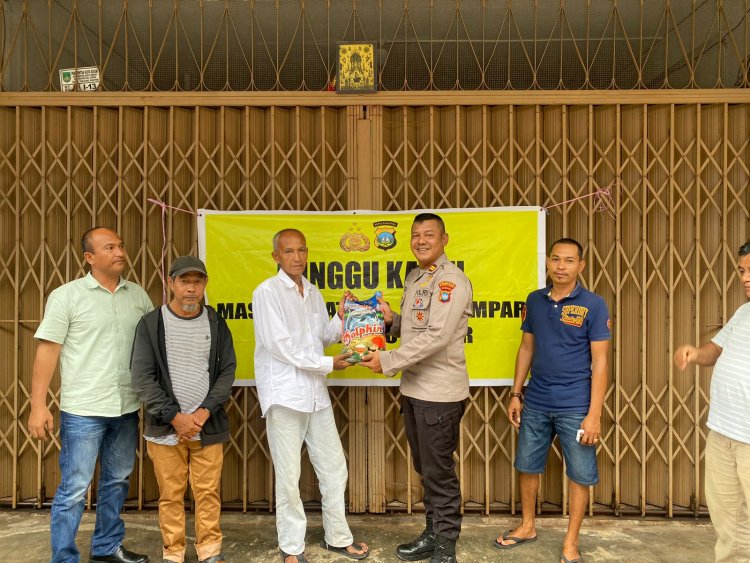 Minggu Kasih Polsek Batu Ampar: Jalin Kedekatan dengan Warga RW 03 Sei Jodoh