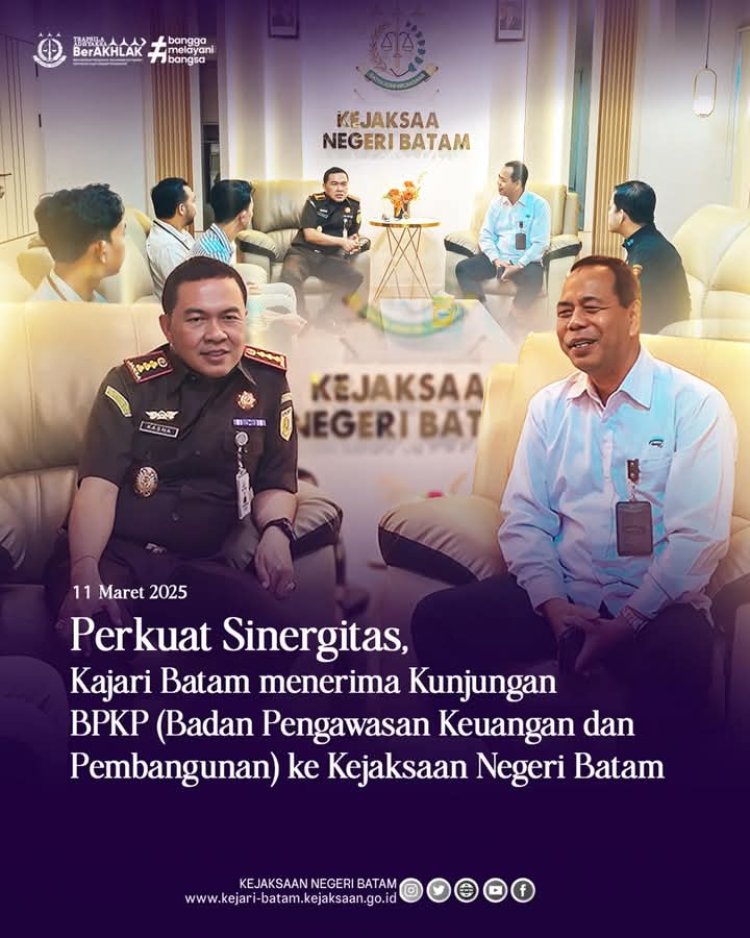 Kejari Batam Terima Kunjungan BPKP untuk Perkuat Sinergitas