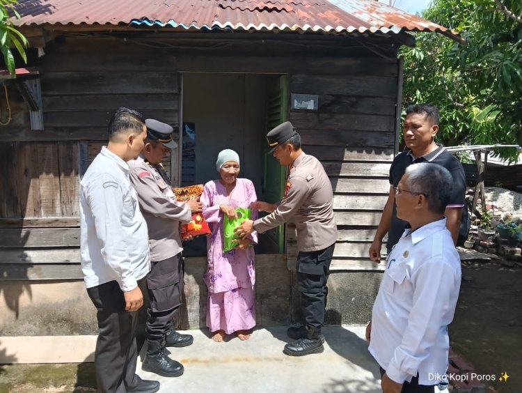 Polsek Meral Gelar Curhat Kamtibmas dan Bakti Sosial di Kelurahan Baran Timur